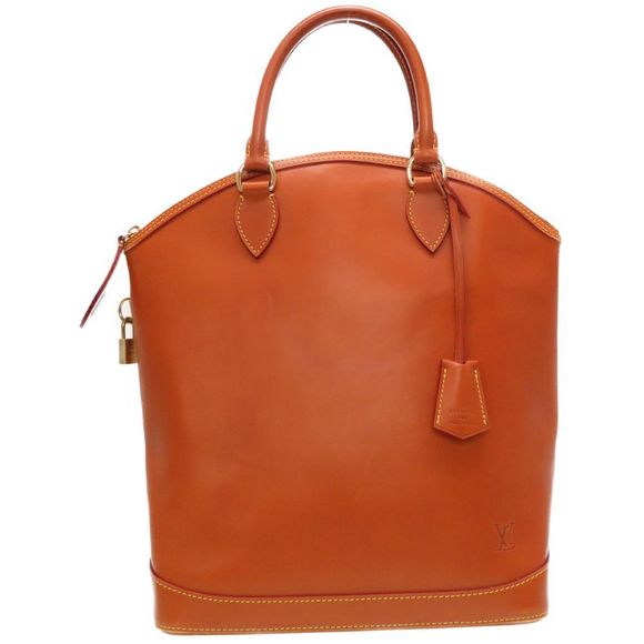 Louis Vuitton Tote Bag Lockit Brown Gold LV Handbag - Picture 1 of 4
